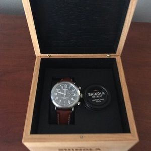 Like new Shinola from Detroit timepiece